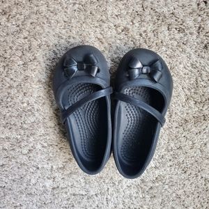 Black Mary Jane Crocs